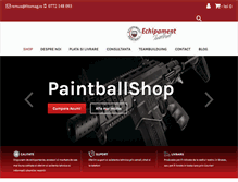 Tablet Screenshot of echipamentpaintball.ro